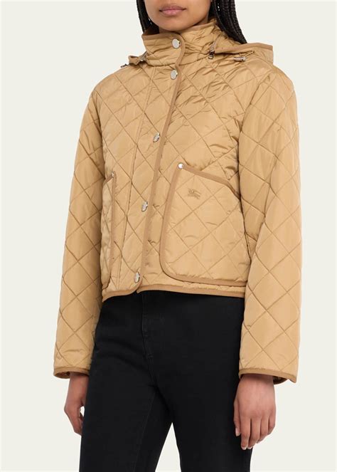 burberry quilted jacket with hood|More.